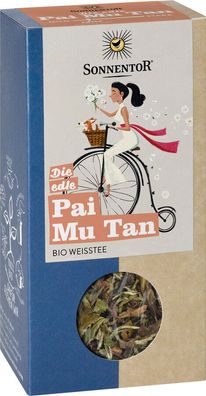 3x Sonnentor Die edle Pai Mu Tan Weißtee lose 40g