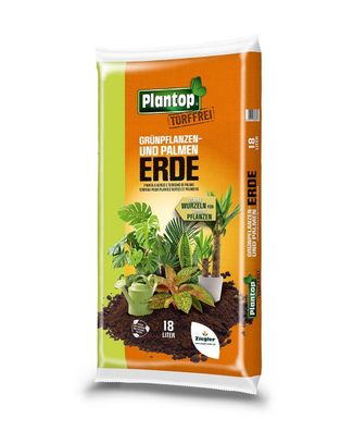 Plantop Grünpflanzen- und Palmenerde torffrei 18 L