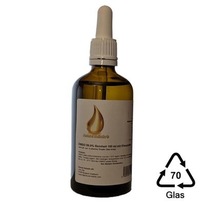 DMSO 99,9% Reinheit 100 ml nach ph. eur. in pharma Tropfer Glas braun