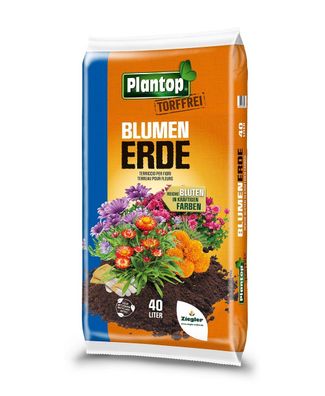 Plantop Blumenerde torffrei 40 L