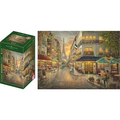 Holzpuzzle Thomas Kinkade Studios: Malerisches Paris (1000 Teile)