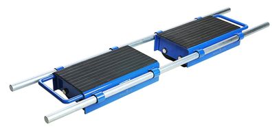 12t Panzerrollen Set, Transportfahrwerk starr, 2x6t, mit Verbindungsstange, CM, 00430