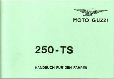 Bedienungsanleitung Moto Guzzi 250-TS, Motorrad, Zweirad, Oldtimer
