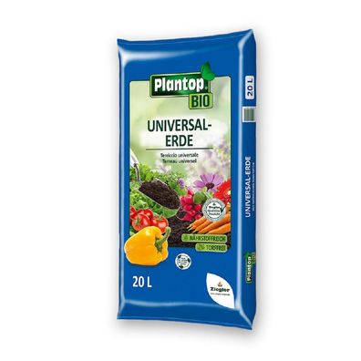 Plantop Bio Universal-Erde Kultursubstrat, torffrei, 20 Liter
