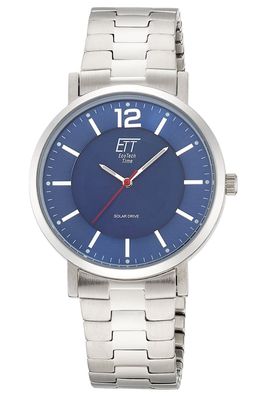 ETT Eco Tech Time Herrenuhr Solar Stahl/Blau EGS-12160-31M