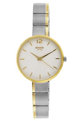 Boccia Damen-Armbanduhr Quarz Titan Zweifarbig 3308-05