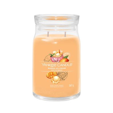 Yankee Candle Mango Ice Cream Signatur Kerze 567 g