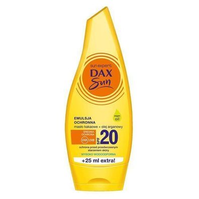 Kakaobutter und Arganöl SPF20 Sonnenschutzemulsion 175ml