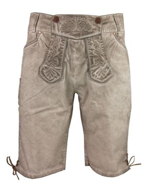 MarJo Kniebundhose Nelio beige oilwashed - Farbe: beige oilwashed Größe: 48