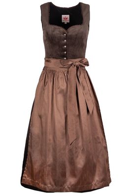 Dirndl Galip 75cm Länge braun - Größe: 34