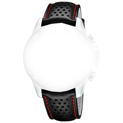 Festina F20561-4 Ersatzband, Wechselband Lederband in schwarz 22mm