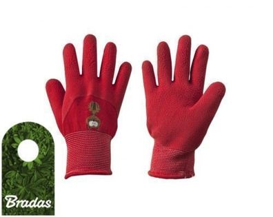 Gartenhandschuhe Schutzhandschuhe Kinderhandschuhe Latex Größe 4 BRADAS