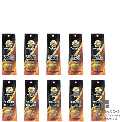 Australian Gold/Signature Accelerator 10x15ml/Solariumkosmetik/Bräunungslotion