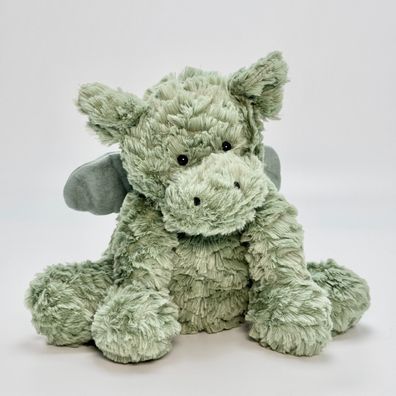 JellyCat Fuddlewuddle Dragon Drache Grün Plüschtier Kuscheltier Stofftier Kids 23 cm