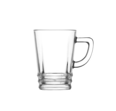 LAV Elegan 6er Teegläser Set - 220 ml, Gläser mit Henkel, hitzebeständig