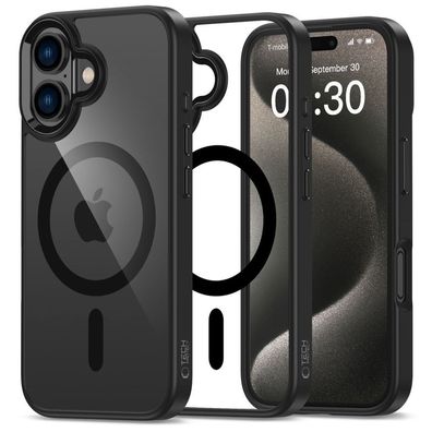 TechProtect MagMat magnetisch Hülle Kompatibel mit iPhone 16 transparent