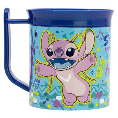 Lilo & Stitch Becher Mikrowellengeeigneter Kunststoffbecher 400?ml – Motivbecher