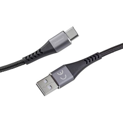 Intenso USB zu USB-C Kabel 60W Ladekabel Datenkabel 1,5 m