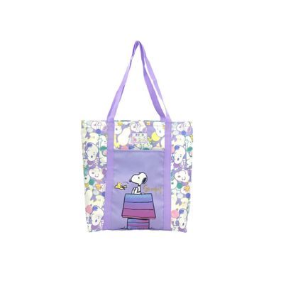 Snoopy Stofftasche Shopper Tragetasche mit Tasche Einkaufstasche 35x41 cm