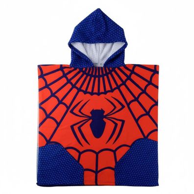 Spiderman Poncho für Kinder 55 × 77 cm 250 gsm schnell trocknend