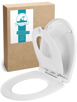 Calmwaters Toilettensitz Familie mit Kinder-Einsatz und Absenkautomatik, abnehmbar