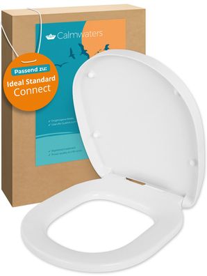 Calmwaters WC-Sitz für Ideal Standard Connect mit Absenkautomatik, Abnehmbar