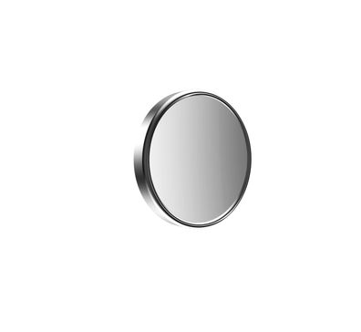 Calmwaters Kosmetikspiegel in Chrom, 5-fach Vergrößerung, rund 152 mm, wandhängend