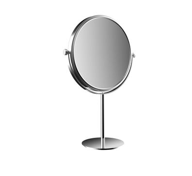 Calmwaters Kosmetikspiegel in Chrom, 3/1-fache Vergrößerung, rund 229 mm, stehend