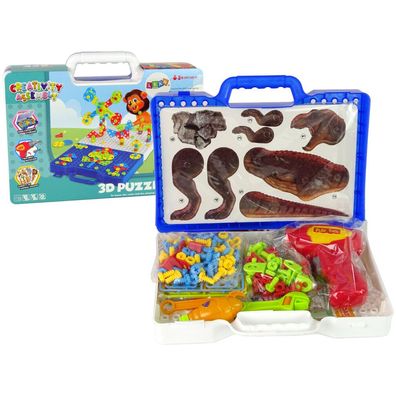 Leantoys Klocki Konstrukcyjne 3D DIY Dinozaury