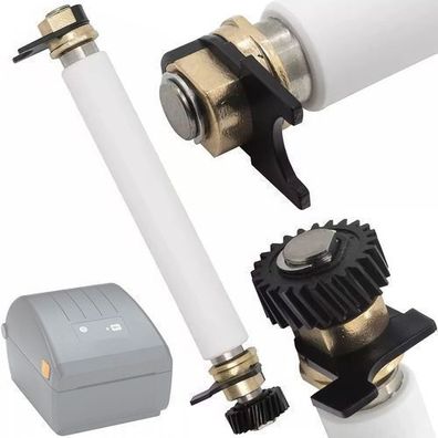 Rosfix Andruckwalze Druckkopf – Ersatz für Zebra ZT220–ZT231 | Gummi/Stahl