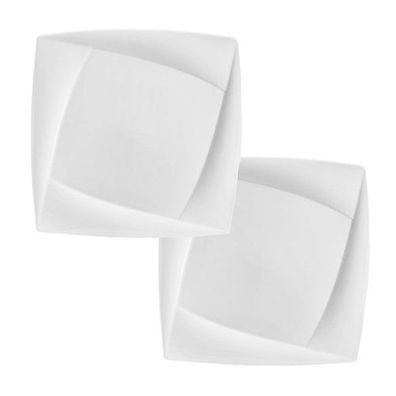 2-tlg. Set Dessertteller Kuchenteller Diva 21,5 x 21,5 cm Ambition