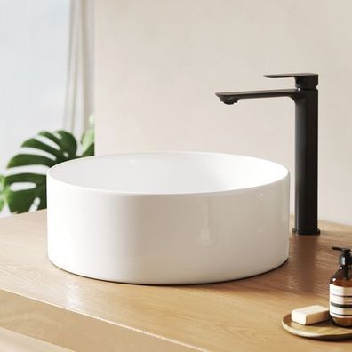 Keramik Waschbecken Waschtisch Aufsatzwaschbecken Rund Waschschale EMKE