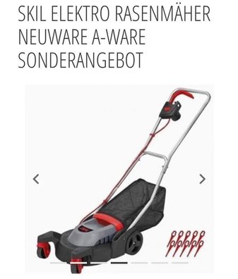 Skil Elektro 29cm Stadtrasenmäher , Rasenmäher mit Fangkorb Mäher Angebot