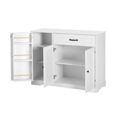 Modernes Sideboard mit 3 Türen und Schublade für Wohnzimmer Diele