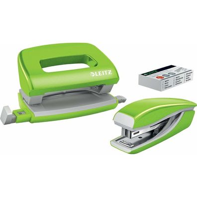 Leitz Locher-Heftgerät-Set NeXXt WOW Mini 5561-20-54 grün