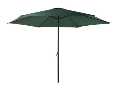Sonnenschirm THOMAS ? 300cm 6 Streben Gr?n Polyester Gartenschirm Balkonschirm