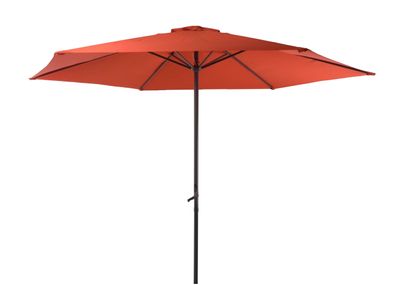 Sonnenschirm THOMAS ? 300cm 6 Streben Terrakotta Kunststoff Gartenschirm Balkonschirm