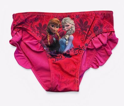 Badeslip Slip Mädchen Frozen - Anna Elsa - Größen Auswahl - Pink NEU