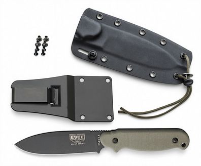 ESEE KNIVES Laser Strike Gunsmoke LS-P-TG Messer Outdoormesser