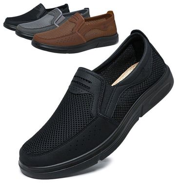 HERREN Geschnittene SLIP-ON-WANDERSCHUHE FAHREN MUbIGGANGER Mokassin Komfort