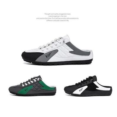 Ruckenfreie Slipper-Turnschuhe fur Herren Maultier-Trainer lassige Sport Schuhe