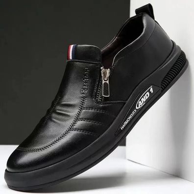 Herren weibe Freizeitschuhe Leder Turnschuhe Mode Business Sport bequem