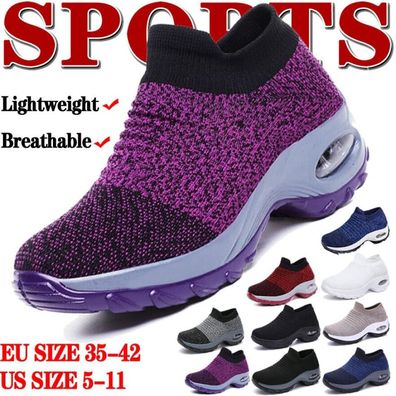 Damen Sneakers Athletische Sportschuhe Laufen Gehen Tennisschuhe Fitnessstudio