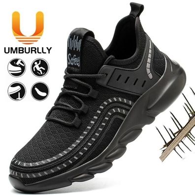 Sicherheitsschuhe Herren Arbeitsschuhe Stahlkappe Schutzschuhe Schuhgrobe