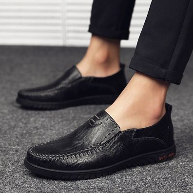 Herren Slipper Schuhe Fur Luxus-Dressing Sapatos Italienische Mokassins Home