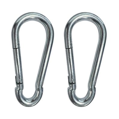 BLACK+DECKER 2 tlg Karabiner Haken 12x140mm 350 Kg Karabinerhaken Schnapphaken
