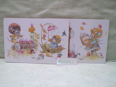 Matilda Mouse Giordano Norcross Frühstücksbrett 33,5x23,5cm Ricolor