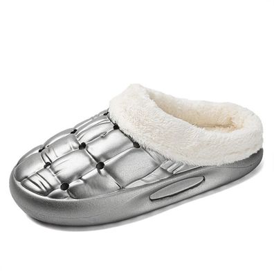 Herren Winter Indoor Outdoor Hausschuhe Komfort flauschiges Pluschfutter schuhe