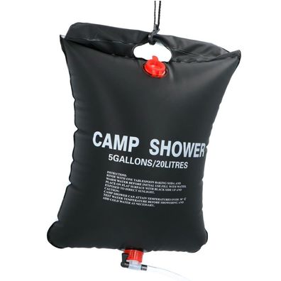 JUNG Mobil Solar Campingdusche 20L Dusche Gartendusche Außendusche Duschset