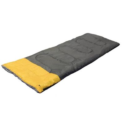 JUNG Schlafsack 190cm Grau Outdoor Camping Tragbar Campingschlafsack Schlafsäcke